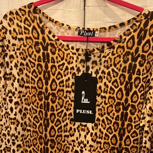 Leopard print dress with pockets NWT - Picture 5 of 5